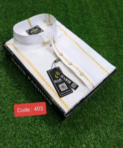 100% প্রিমিয়াম কটন কাপড় গোল্ডেন সুতার স্টেপ