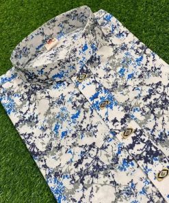 কটন কাপড়, স্টেপের মধ্যে লতা প্রিন্ট।